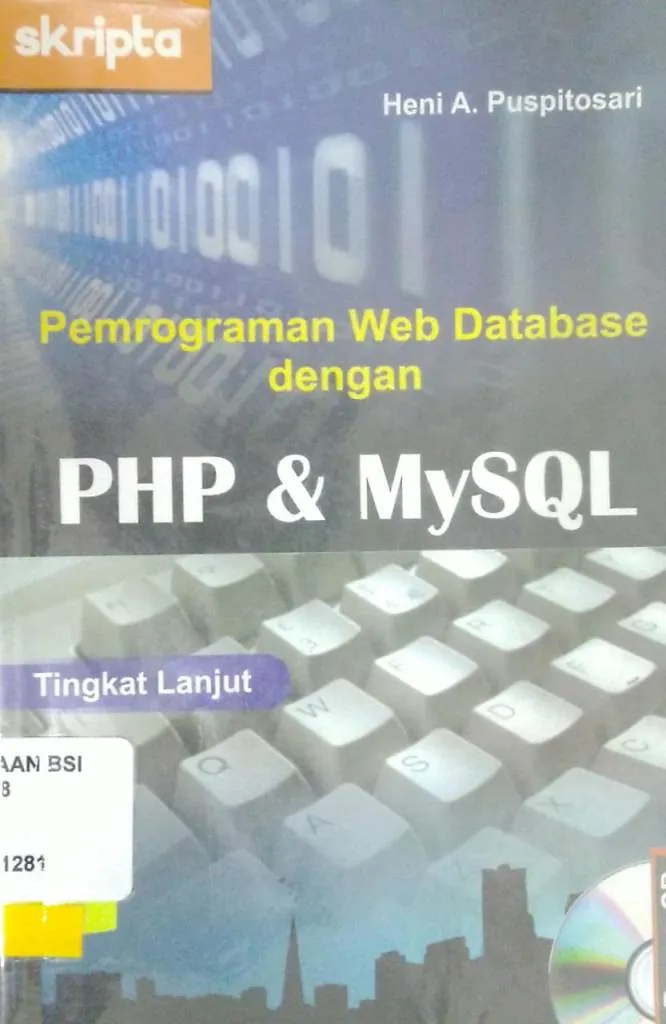 Cover PEMROGRAMAN WEB DATABASE DENGAN PHP & MYSQL / HENI A.PUSPITOSARI
